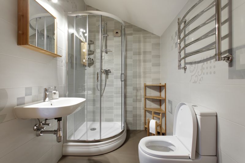 Compact Shower with Space-saving Design